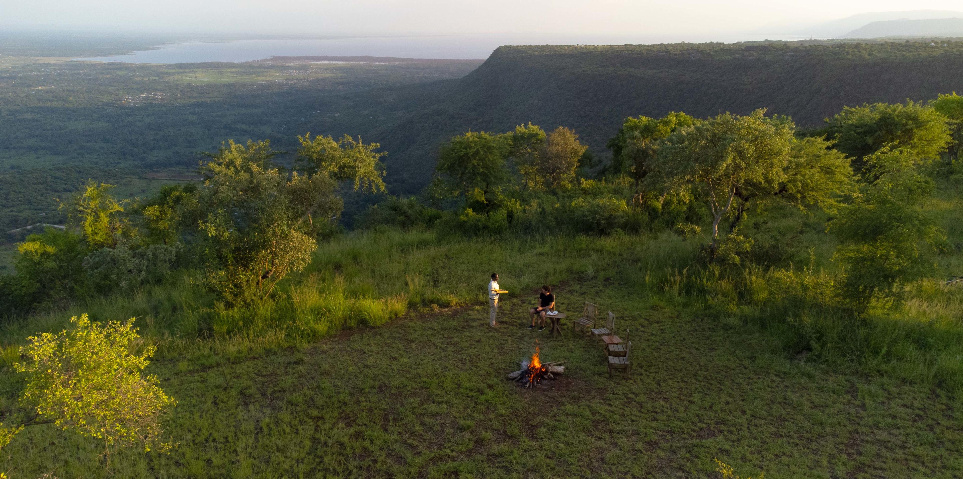 Lake Manyara landscape in northern Tanzania